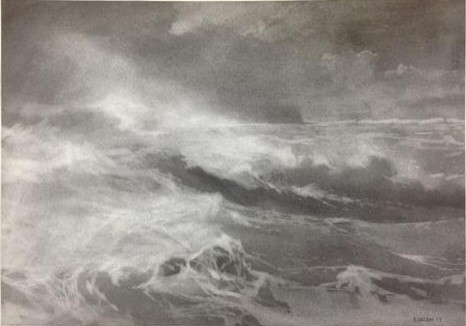 'Waves Against the Wind' by artist Alan S Watson